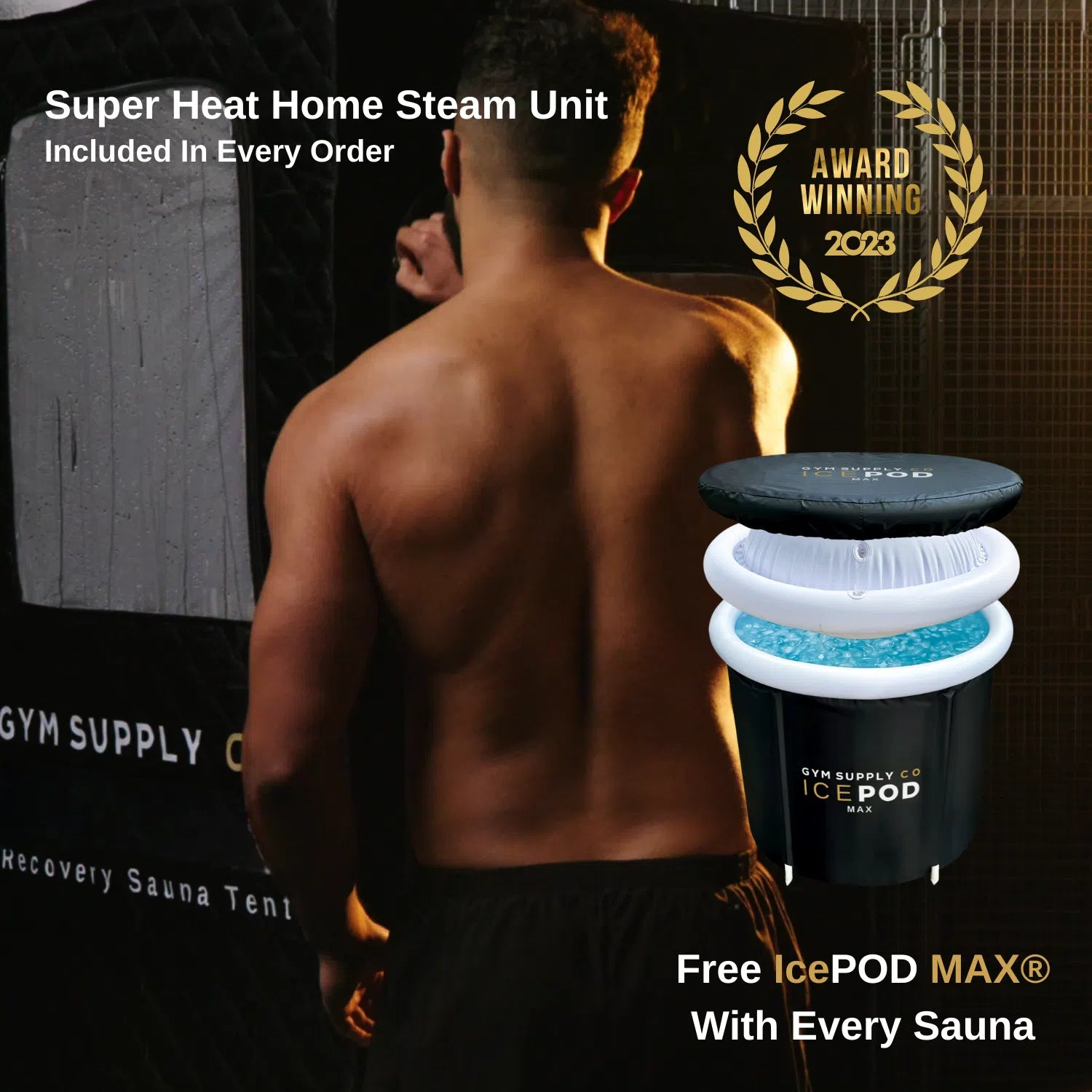 Home Steam Sauna + Free IcePOD MAX